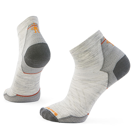Smartwool Run Zero Cushion Ankle Socks - Mens, Ash, Extra Large, SW00165306910XL000