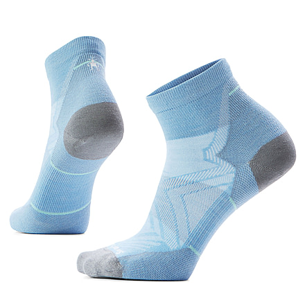 Smartwool Run Zero Cushion Ankle Socks - Womens, Serene Blue, Small, SW001674N75100S000