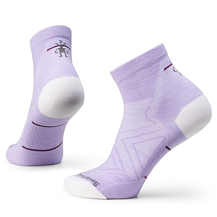Smartwool Run Zero Cushion Ankle Socks - Womens, Ultra Violet, Small, SW001674L461-S