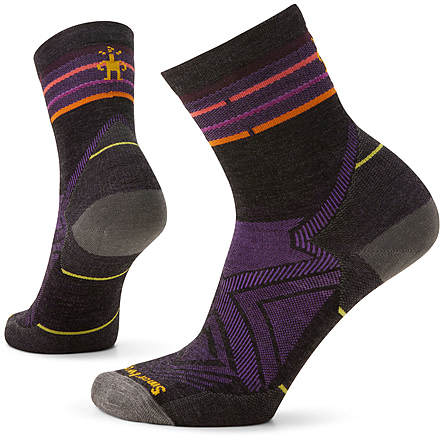 Smartwool Run Zero Cushion Mid Crew Socks - Womens, 003 Charcoal, Large, SW001676003L