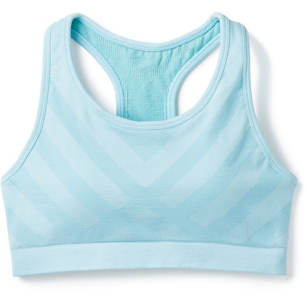 Smartwool Seamless Racerback Bra - Womens, Light Wave Blue, Extra Small, SW015126D83-XS