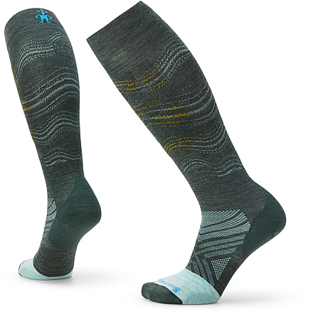 Smartwool Ski Race OTC Socks - Womens, G51 Dark Sage, Medium, SW001939G51M