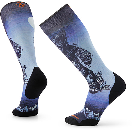 Smartwool Ski Targeted Cushion Always Explore Print OTC Socks - Mens, 150 Multi Color, Extra Large, SW001909150XL