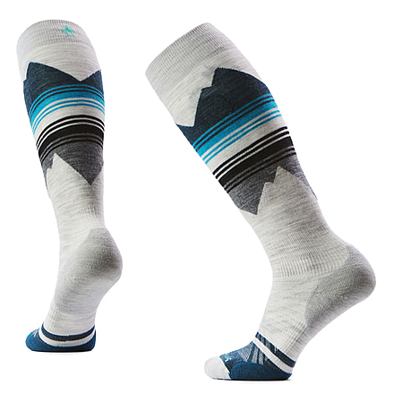 Smartwool Ski Targeted Cushion Pattern OTC Socks - Womens, Ash, Large, SW001863069100L000