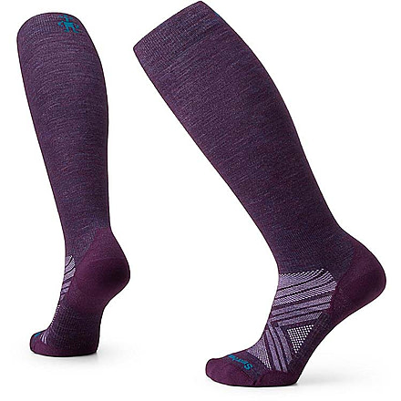 Smartwool Ski Zero Cushion OTC Socks - Womens, Purple Iris, Small, SW001865L901-S