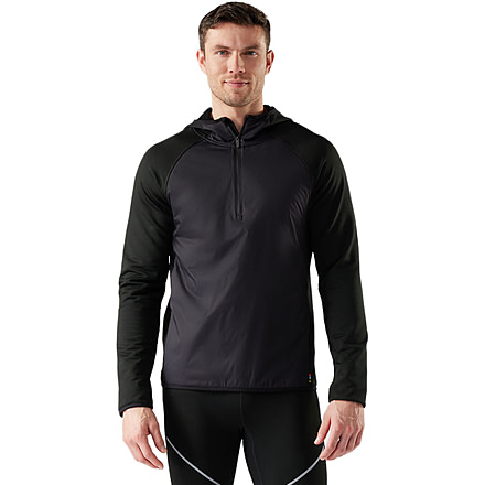 Smartwool Smartloft 1/2 Zip Hoodie - Mens, Black, Large, SW002954001100L000