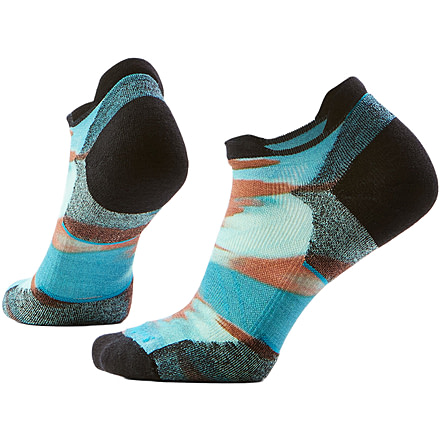 Smartwool Run Targeted Cushion Brushed Print Low Ankle Socks - Womens