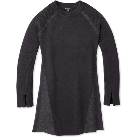 Smartwool Spruce Creek Sweater Dress - Womens, Charcoal Heather, Medium, SW019280010-M