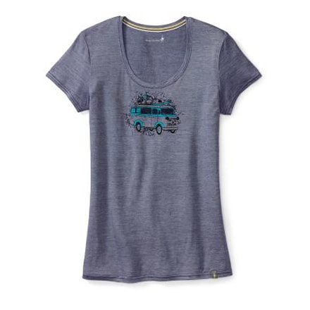 Smartwool Van Tee - Womens, Ink, Extra Small, SW010036109XS