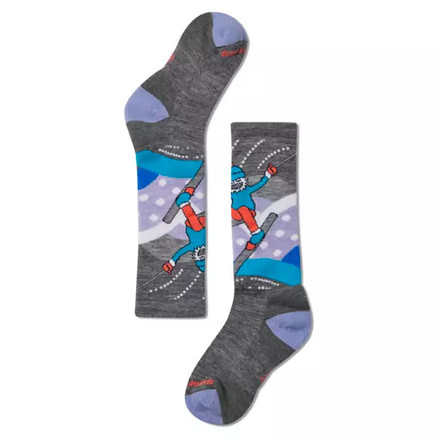 Smartwool Wintersport Yetti Betty Socks - Kids, Medium Gray, Large, SW001031052-L