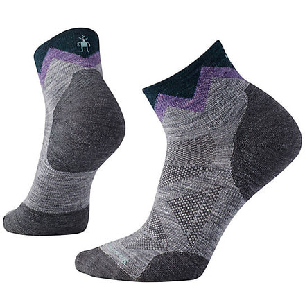 Smartwool Women's PhD Outdoor Approach Mini Socks, Light Gray, Large, SW000769039-L