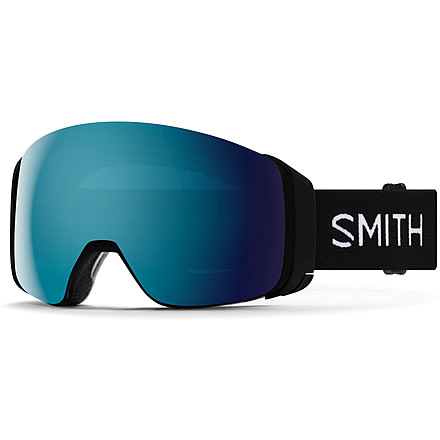 Smith 4D Mag Goggle, MAG Series, Black, ChromaPop Sun Blue Mirror Lens, M007320JX994K