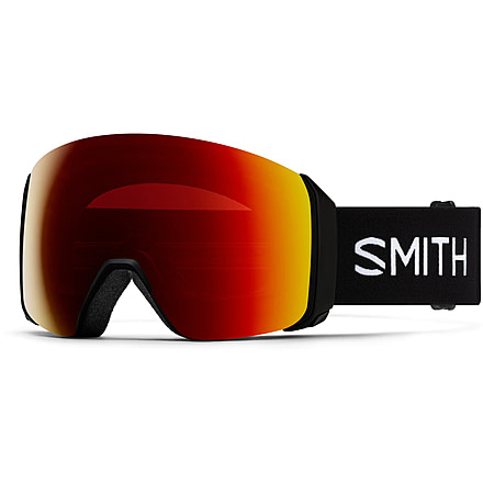 Smith 4D Mag XL Goggle, MAG Series, Black, ChromaPop Sun Red Mirror Lens, M007830JX996K