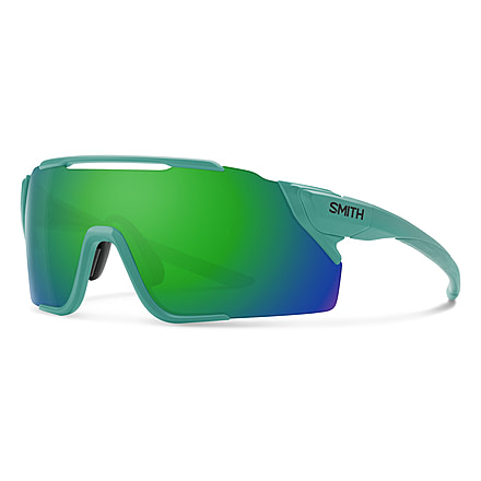 Smith Attack MAG MTB Sunglasses, Matte Jade Frame, Green Mirror to Low Light Amber Lenses, ChromaPop, 202299DLD99X8