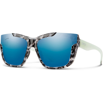 Smith Dreamline Sunglasses, Choco Tort - Ice Frame, ChromaPop Blue Mirror Lens, 201271GYM62ZI