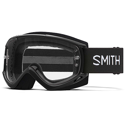 Smith Fuel V.1 Goggle, Clear Anti-Fog Lens, Black, M008309MP99MY
