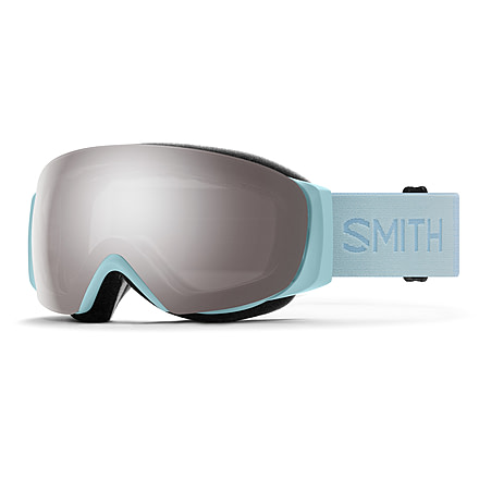 Smith I/O Mag S Goggles, Polar Blue, Chromapop Sun Platinum Mirror, M007142XG995T