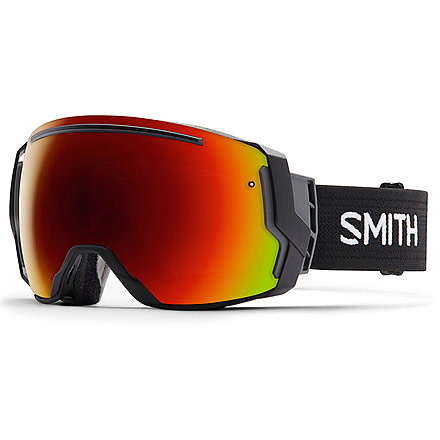 Smith I/O7 Goggle Asian Fit-Black-Red Sol-X Mirror