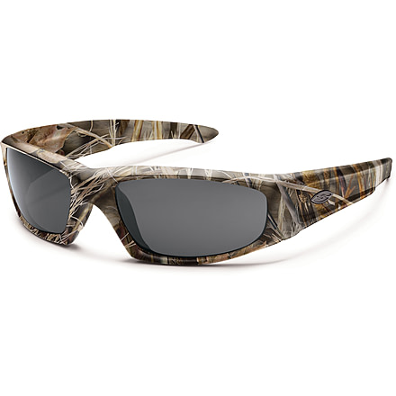 Smith Optics Elite Hudson Tactical Sunglasses, Realtree Max 4, Gray HUTPCGYMX4