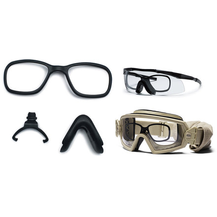 Smith Elite Goggle/Eyeshield Rx System, Black Single ELRXKIT