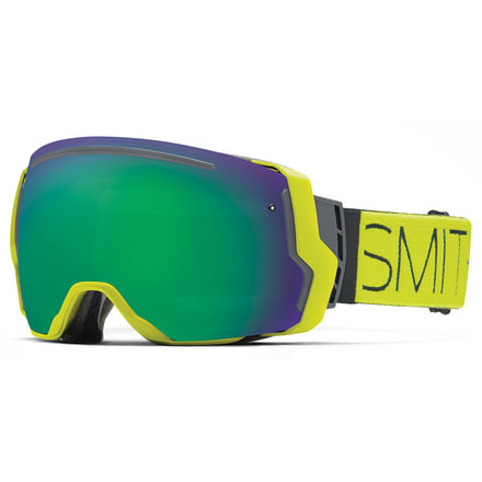 Smith Optics I/O 7 Goggle Acid Block Frame/Green Sol-X/Red Sensor Lens IE7NXABL15