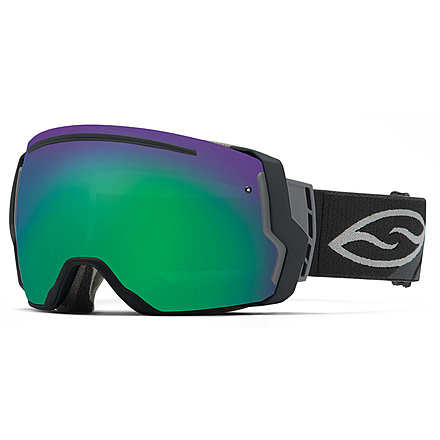 Smith Optics I/O 7 Goggle Black Frame/Green Sol-X/Red Sensor Lens IE7NXBK15