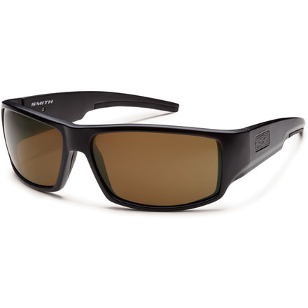 Smith Elite Lockwood Tactical Sunglasses - Polarized Brown, Black Frame LWTPPBR22BK