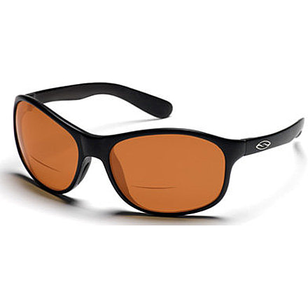 Smith Optics Lost River Reader Sunglasses - Black frames, Polarized Copper lenses