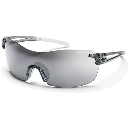 Smith Optics Pivlock V90 Max Sunglasses - Smoke Crystal Frames, Platinum Mirror Lenses