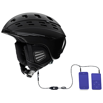 Smith Optics Variant Ski Helmet w/ SkullCandy Twin Tip Audio Kit - Matte Black