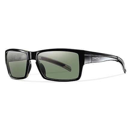 Smith Outlier Sunglasses-Black-Polarized Gray Green
