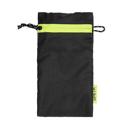 Smith Premium Sunglass Pouch, Black Grid/Neon Green, 8753040AC0000