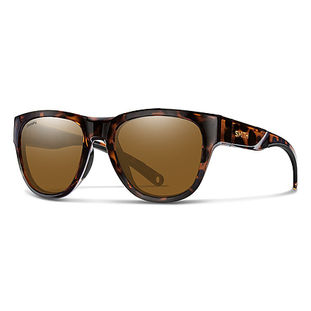 Smith Rockaway Sunglasses, Tortoise Frame, ChromaPop Glass Polarized Brown Lens, 20431608652L5