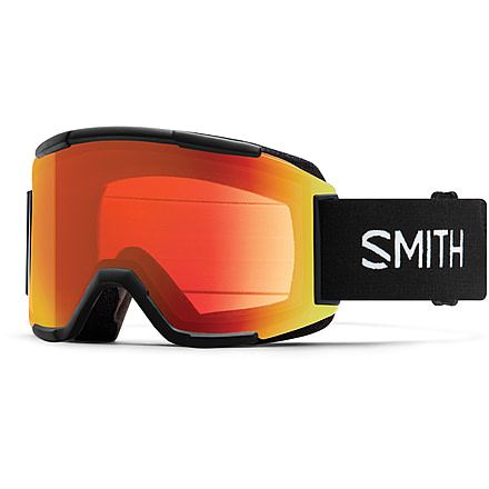 Smith Squad Goggles, Black, Chromapop Everyday Red Mirror, M006682QJ99MP