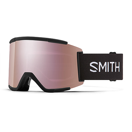 Smith Squad XL Goggles, Black, Chromapop Sun Black Gold Mirror, M006752QJ99MN