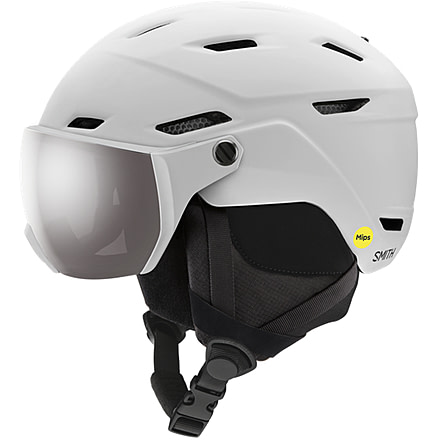 Smith Survey MIPS Helmet, Matte White/ChromaPop Sun Platinum Mirror, Large, E005300AQ5963