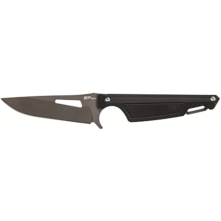 Smith &amp; Wesson MPSHF2CP Shield FB TI Fixed Blade Knives, Stainless Steel, Black, Polymer, 085879