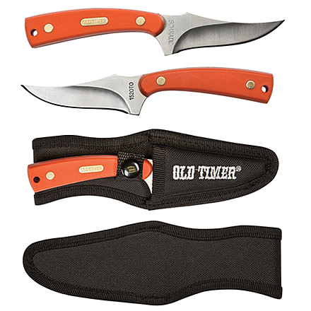 Smith &amp; Wesson Ot Orange Sharpfinger Fixed Blade Knives, 3.3 in, 7Cr17MoV High Carbon Stainless Steel, Orange, Delrin, 1085932