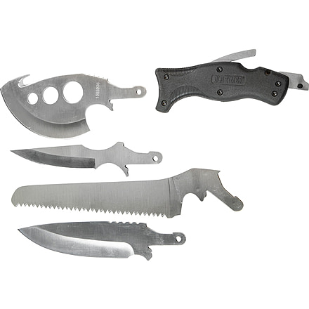 Smith &amp; Wesson Ot Switch-it Fixed Blade Knives, 7Cr17MoV High Carbon Stainless Steel, Black, 1085936
