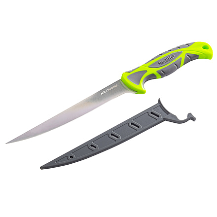 Smiths Mr. Crappie 7 in Slab-Sticker Fillet Knife, Steel, Green, 51209