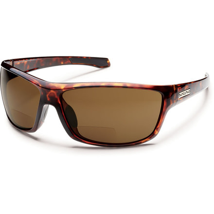 Suncloud Polarized Optics Conductor +2.50 Sunglasses - Tortoise Frame and Brown Polarized Polycarbonate Lens S-CDPPBRTT250