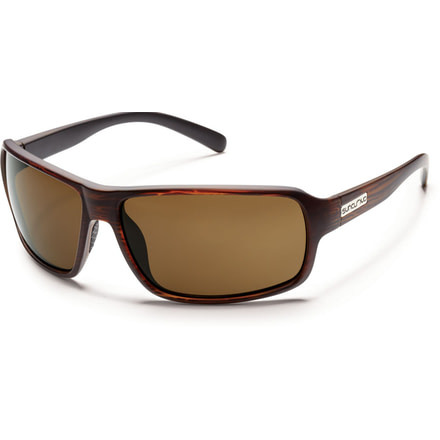 Suncloud Polarized Optics Tailgate Sunglasses - Burnished Brown Frame and Brown Polarized Polycarbonate Lens S-TLPPBRBR