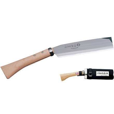 Snow Peak Ajikataya Hatchet with Sheath-165 mm