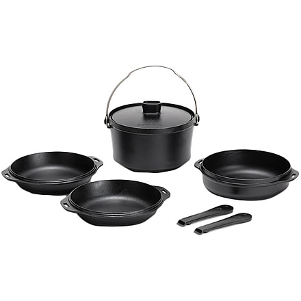 Snow Peak Cast Iron Duo Cooker, One Size, CS-550
