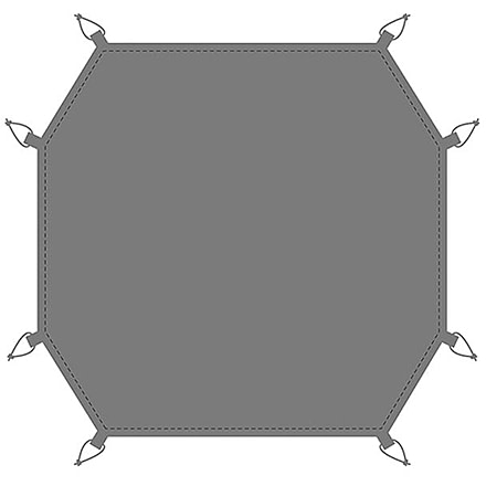 Snow Peak Dock Dome Pro. 6 Ground Sheet Tent, One Size, SD-506-1
