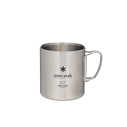 Snow Peak Insulated Stainless Steel Mug, 450ml, MG-214