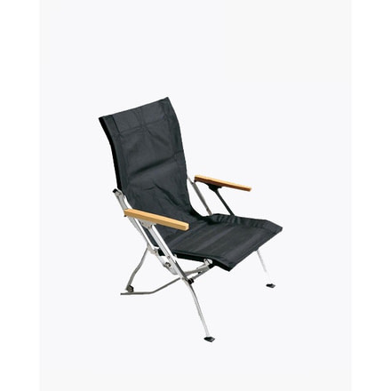 Snow Peak Low Beach/Garden Chair, Black, LV-091G-BK