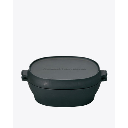 Snow Peak Micro Oval, Cast Iron Oven, Black, CS-503R