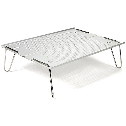 Snow Peak Ozen Solo Table, One Size, SLV-171