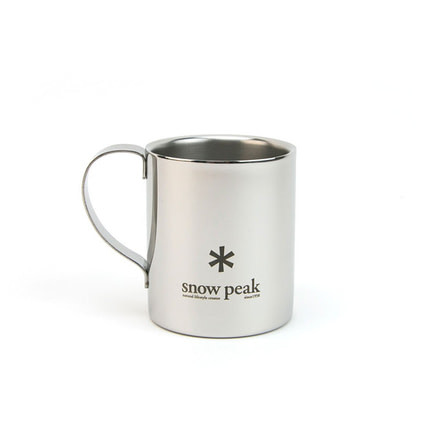 Snow Peak Stainless Steel Double Wall Mug 330 (MG-113R)